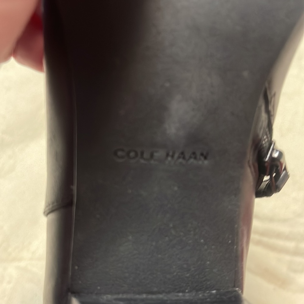 Cole Haan Leather Ankle Dress Boots - Picture 4 of 5